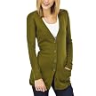 Mossimo&reg; Black: Ultrasoft Boyfriend Cardigan - Cadiz Olive