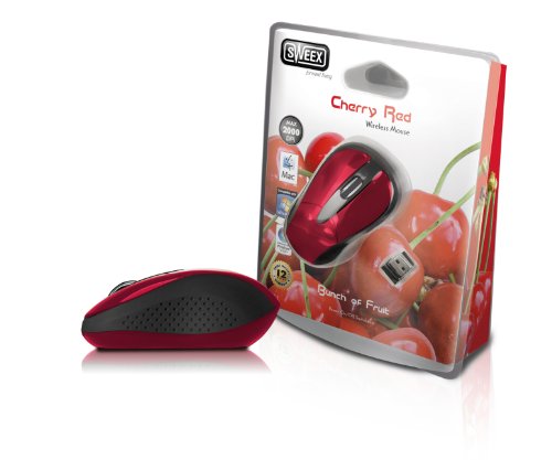 Sweex Mi452 Wireless Mouse - Red Picture