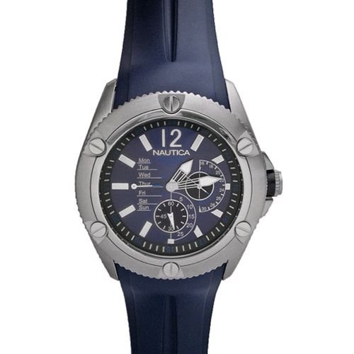 Nautica Men's N13541G NSR-04 Chronograph Blue Resin Strap Watch