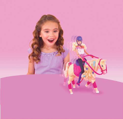 Imagen 4 de Barbie - Muñeca y caballo Campeón [Versión en inglés]
