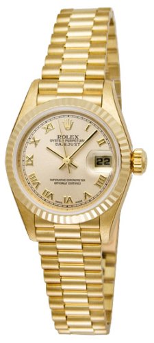 Rolex Oyster Perpetual Lady Datejust 18kt Gold Ladies Watch 79178PCI
