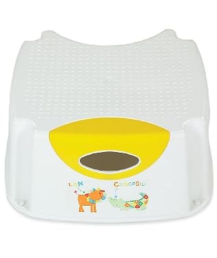 BabyEarth : Fun at the Zoo step-up stool : Baby & Toddler > Bathing > Co-ordinated Bath Sets