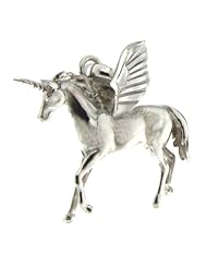 Phil Lander - Silver Unicorn Pendant - Sterling Silver - 8.6 Gr - 30mm