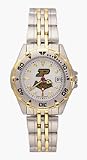 Purdue Boilermakers Purdue with Cow Catcher Guard Elite Watch with Stainless Steel Band - Women's