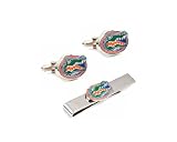 NCAA Florida Gators Cufflinks and Tie Bar Gift Set