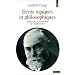 Ecrits logiques et philosophiques