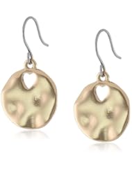 Kensie Gold-Plated Coin Drop Earrings