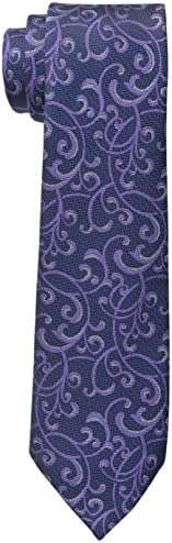 Little Black Tie Men's Magnificent Mile Floral Tie, Purple, One Size