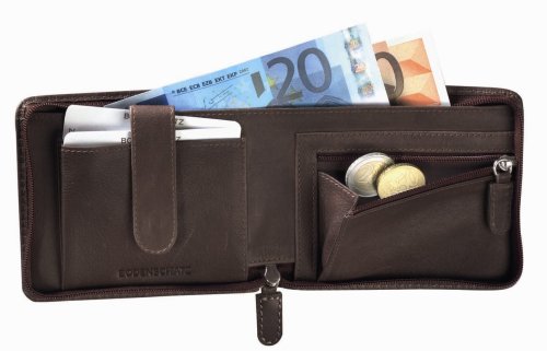 Bodenschatz Wallet, 12x2x10 8-291 HV 05, Herren Portemonnaies, braun, (espresso),