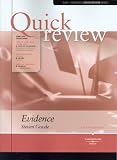 Sum & Substance Quick Review on Evidence (Sum + Substance Quick Review Series)