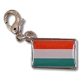 NATIONALFLAG 国旗柄ファスナーホルダー ハンガリー共和国 07121-5