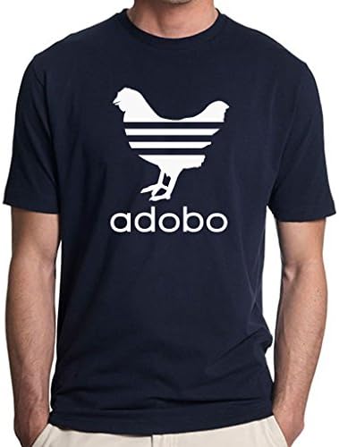 Lightinglife Men's Cotton Philippines Food Unique T-Shirt Navy Large
