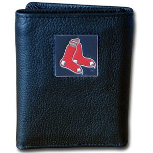Boston Red Sox Executive Trifold Leather Wallet
