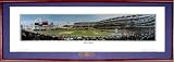 MLB Cleveland Indians Jacobs Field Stadium, First Pitch Panoramic Print Deluxe Frame