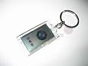 Solar Powered Flashing LCD Key Chain Keychain Key Ring BMW