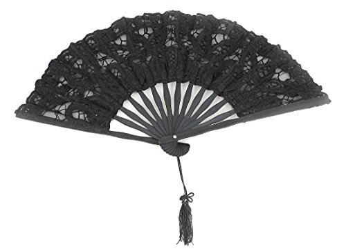 Butterfly Kisses Battenburg Lace Fan