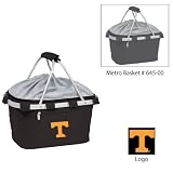 Tennessee Volunteers NCAA Metro Basket (Black) (Embroidered Logo)
