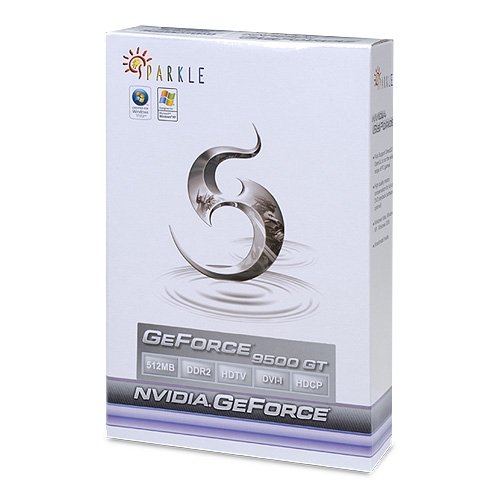 SPARKLE SFPX95GT512U2L GeForce 9500 GT 512MB GDDR2 PCI-EXPRESS 2.0 Silent Low Profile HDTV S-Video DVIGraphics Card
