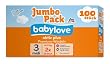Babylove Jumbopack Premium Windeln midi 4-9kg, 100 Windeln