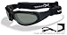 Apparel : SG-1 Gloss Black Frame - Polarized Neutral Slate a Sunglasses - Frame:Gloss Black Lens:Polarized Neutral Slate& Clear