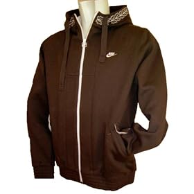 Nike Mens Hooded Tracksuit Jacket Hoody Trainer Brown Top