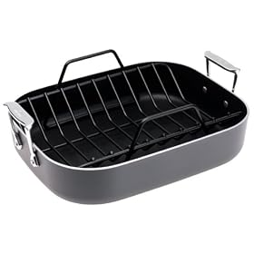 All-Clad LTD Petite Roti Pan with Roasting Rack by All-Clad