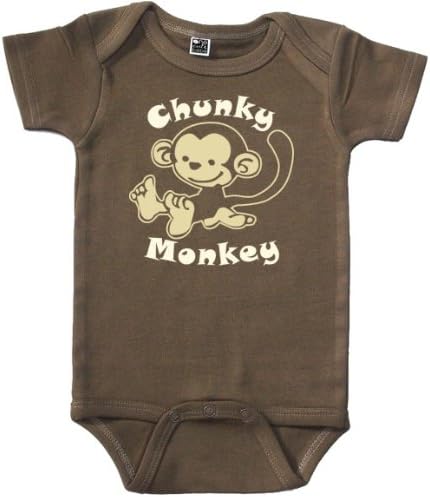 Funny Baby Bodysuit (Chunky Monkey - Size 6 - 12 mo)