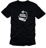 coole-fun-t-shirts T-SHIRT What would MAC GYVER DO ? SCHWARZ