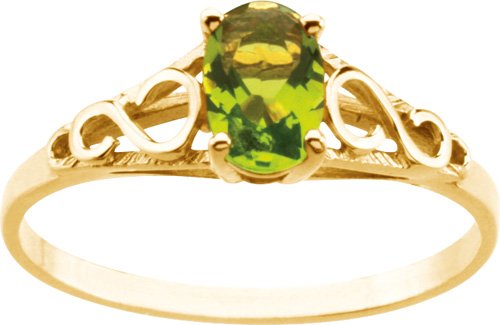 Teen Imitation August Birthstone Ring