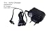 Spartechnik 230V Mini USB-Ladeger&Atilde;&curren;t (90&Acirc;&deg; Spezialstecker, 110- 230V, Reiselader) u.a. f&Atilde;&frac14;r Navigon