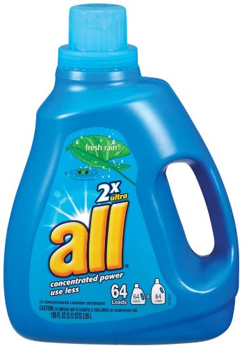 all Laundry Detergent - 100 oz - Fresh Rain - 2x Concentrated