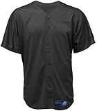 Mizuno Men's Full Button Mesh Short Sleeve Baseball Jersey