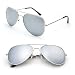 COMBO OF STYLISH SILVER MERCURY AVIATOR GOGGLES AND SILVER MERCURY AVIATOR SUNGLASSES WITH 2 BOX RS.349.00