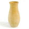EXP Handmade Classic Finesse Ceramic Earthenware Flower Vase In Yellow