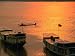 Boats Moored on Mekong River, Luang Prabang, Laos Photographic Poster Print by Anders...