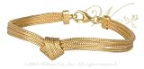 MILLE LUCCI: *ITALIAN SINGLE KNOT VERMEIL BRACELET*