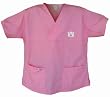Auburn Pink Scrubs Tops SHIRT Pink Auburn University Logo For HER -Officially Licensed NCAA College Logo Apparel Unique GIFT Ideas For Mom Nurses Ladies Students Graduation