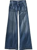 Old Navy Womens Wide Leg Patch Pocket Jeans
