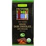 Rapunzel Pure Organic Dark Chocolate with Almonds, 3-Ounce Bars (Pack of 12)