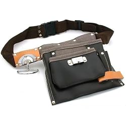 Faux Leather Tool Belt Construction Carpenters Pouch