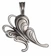 BICO AUSTRALIA JEWELRY (E311) - MARIPOSA - FLEETING AND INTANTANEOUS - Comes with a Generic 18 inch (to 20in) Adjustable 4mm Black Rubber Necklace.