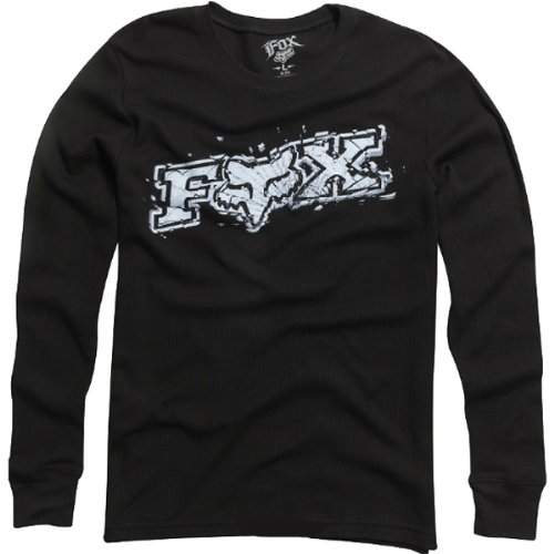 Fox Racing Sledgehammer Thermal Mens Long-Sleeve Racewear Shirt - Black / Small