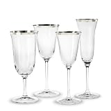 Wedgwood VERA WANG CRYSTAL STEMWARE AND BARWARE NOTHING HILL: FLUTE PLATINUM