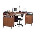Ambiance Corner Workstation - Cappuccino