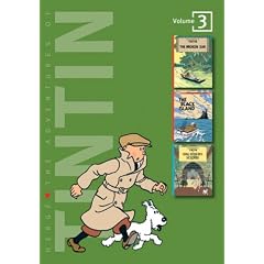 The Adventures of Tintin: "Tintin and the Broken Ear", "The Black Island", "King Ottokar's Sceptre" v. 3