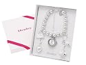Henley Damenuhr,Damen/Mädchen Perlen & Charms Armband Uhr,Herz,Stern,Silber,inklusive Geschenkbox/Uhrenbox