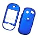 Pantech Matrix Pro C820 AT&T Rubberized Snap On Protector Hard Case Rubber Feel Cover Blue