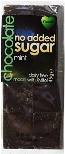 (8 PACK) - Plamil No Added Sugar Chocolate - With Mint | 45 x 24g x | 8 PACK - SUPER SAVER - SAVE MONEY