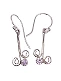 Green Earth Jewelry Diamond Swirl Earrings