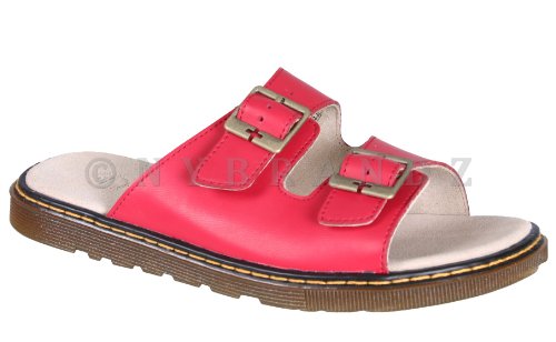 Cheap Dr. Martens Women's Ada Sandal,Red,7 UK (US Women's 9 M)
